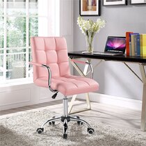 Wayfair pink best sale office chair